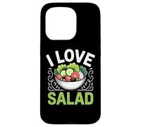 I Love Salad Veggies Veganism World Vegan Day Custodia per iPhone 15 Pro
