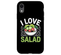 I Love Salad Veggies Veganism World Vegan Day Custodia per iPhone XR