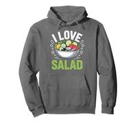 I Love Salad Veggies Veganism World Vegan Day Felpa con Cappuccio