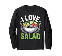 I Love Salad Veggies Veganism World Vegan Day Maglia a Manica