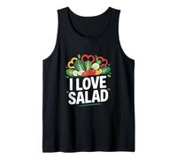 I Love Salad Verdure Fresche Verde Canotta