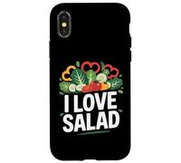 I Love Salad Verdure Fresche Verde Custodia per iPhone X/XS