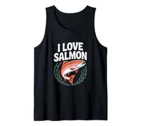I love Salmon Entusiast Fish Design Canotta