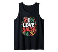 I Love Salsa Vibrant Dance Moves Design Canotta