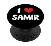 I Love Samir - Cuore PopSockets PopGrip Adesivo