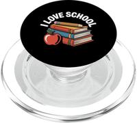 I Love School Books Matita Design Apple PopSockets PopGrip per MagSafe