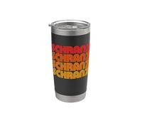 I Love Schranz Divertente Hard Tekno Techno Tedesco Fast Music Fan Bicchiere termico in acciaio inox doppia parete
