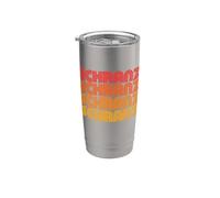I Love Schranz Divertente Hard Tekno Techno Tedesco Fast Music Fan Bicchiere termico in acciaio inox doppia parete