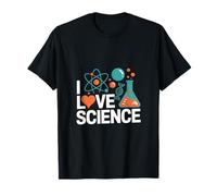 I Love Science Chimica Atomi Design Maglietta