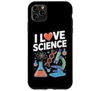 I Love Science Chimica Microscopi Divertimento Custodia per iPhone 11 Pro Max