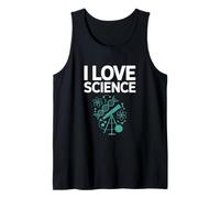 I Love Science Dna Atomi Telescopio Design Canotta
