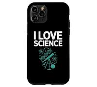 I Love Science DNA Atomi Telescopio Design Custodia per iPhone 11 Pro
