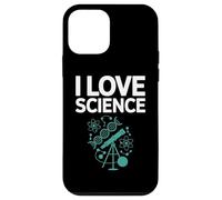 I Love Science DNA Atomi Telescopio Design Custodia per iPhone 12 mini