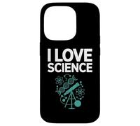 I Love Science DNA Atomi Telescopio Design Custodia per iPhone 14 Pro