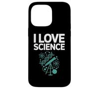 I Love Science DNA Atomi Telescopio Design Custodia per iPhone 14 Pro Max