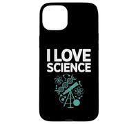 I Love Science DNA Atomi Telescopio Design Custodia per iPhone 15 Plus