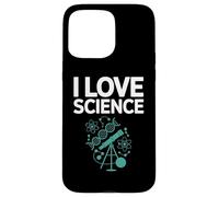 I Love Science DNA Atomi Telescopio Design Custodia per iPhone 15 Pro Max