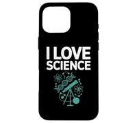 I Love Science DNA Atomi Telescopio Design Custodia per iPhone 16 Pro Max