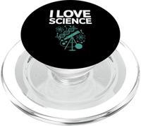I Love Science DNA Atomi Telescopio Design PopSockets PopGrip per MagSafe