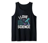 I Love Science Dna Microscopio Atomo Canotta