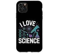 I Love Science DNA Microscopio Atomo Custodia per iPhone 11 Pro Max