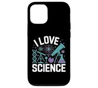 I Love Science DNA Microscopio Atomo Custodia per iPhone 12/12 Pro