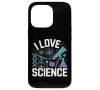 I Love Science DNA Microscopio Atomo Custodia per iPhone 13 Pro