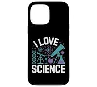I Love Science DNA Microscopio Atomo Custodia per iPhone 13 Pro Max