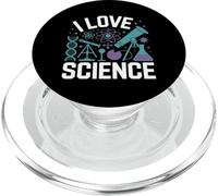 I Love Science DNA Microscopio Atomo PopSockets PopGrip per MagSafe
