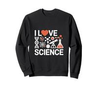 I Love Science Dna Molecola Chimica Felpa