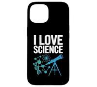 I Love Science - Telescopio per molecole di DNA Custodia per iPhone 15