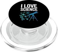 I Love Science - Telescopio per molecole di DNA PopSockets PopGrip per MagSafe
