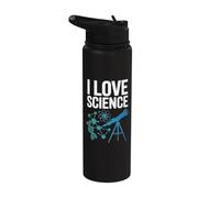 I Love Science - Telescopio per molecole di DNA Stainless Steel Insulated Water Bottle