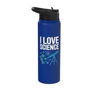 I Love Science - Telescopio per molecole di DNA Stainless Steel Insulated Water Bottle