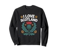 I Love Scotland Cardo Scottish Heritage Felpa