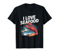 I Love Seafood - Aragosta a forma di pesce Maglietta