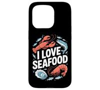 I Love Seafood Aragosta Gamberetti Pesce Ostrica Custodia per iPhone 15 Pro