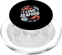I Love Seafood Aragosta Gamberetti Pesce Ostrica PopSockets PopGrip per MagSafe