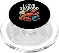 I Love Seafood Crostacei Vita Marina PopSockets PopGrip per MagSafe