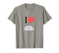 I Love Seal carino sigillo in stile fumetto Maglietta