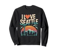 I Love Seattle, Spazio, ago, Orizzonte Felpa
