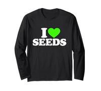 I Love Seeds - Raccoglitore di Semi da Giardiniere Maglia a Manica