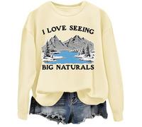 I Love Seeing Big Naturals Felpa I Love Seeing Big Naturals Camicia, Khika, XXL