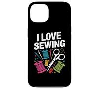 I Love Sewing - Forbici con aghi colorati Custodia per iPhone 13