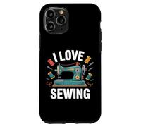 I Love Sewing Machine Vintage Thread Custodia per iPhone 11 Pro