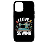 I Love Sewing Machine Vintage Thread Custodia per iPhone 12/12 Pro