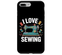 I Love Sewing Machine Vintage Thread Custodia per iPhone 7 Plus/8 Plus