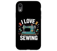 I Love Sewing Machine Vintage Thread Custodia per iPhone XR