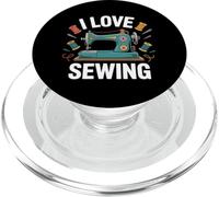 I Love Sewing Machine Vintage Thread PopSockets PopGrip per MagSafe