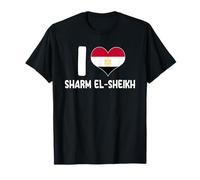 I Love Sharm El-Sheikh Egitto Vacanza sul Mar Rosso Maglietta